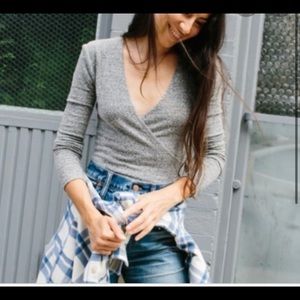 Madewell Wrap Full Coverage Bodysuit